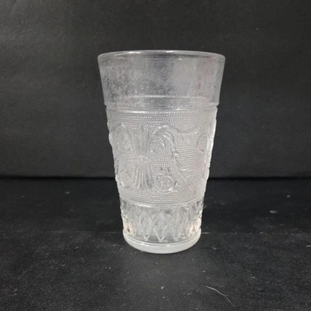 Duncan & Miller Sandwich Clear Tumbler, Vintage Flat Iced Tea Glass, Replacement
